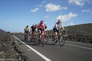 fietsen groep Lanzarote